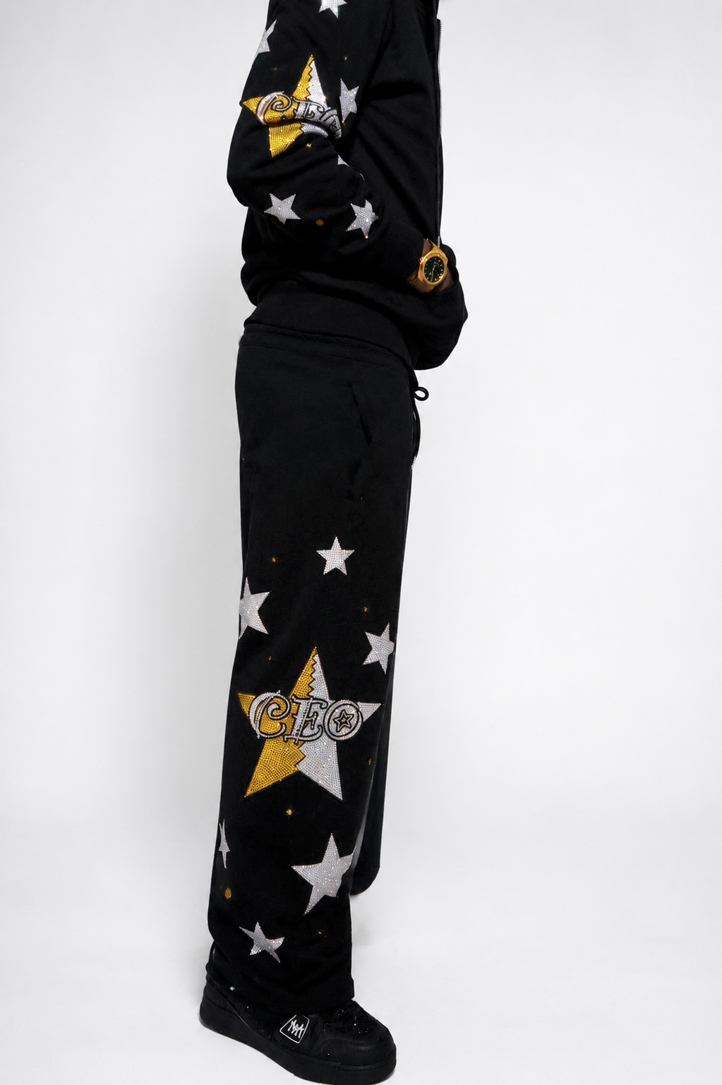 Ceo-Two Tone Wrld Sweatpants
