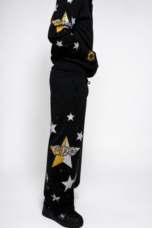 Ceo-Two Tone Wrld Sweatpants