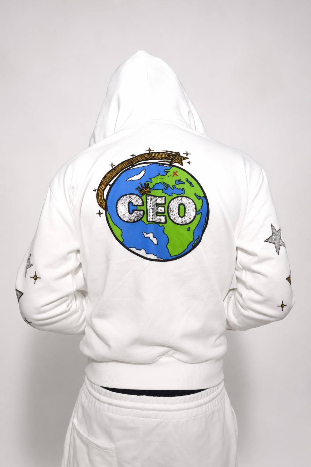 Ceo-Two Tone Wrld Hoodie